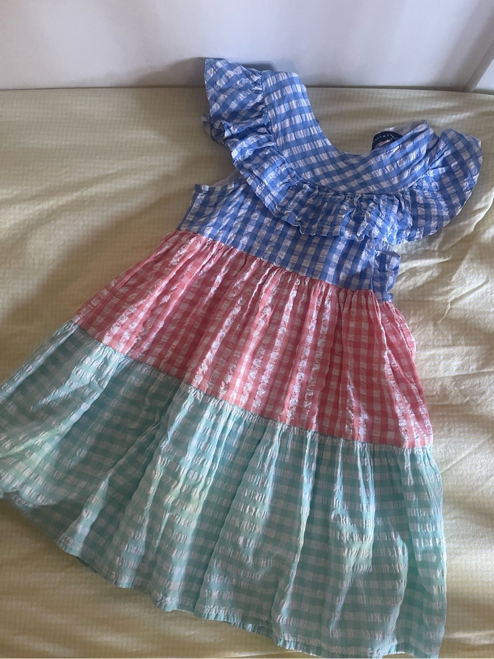 Andy& Evan Mint, blue& pink dress